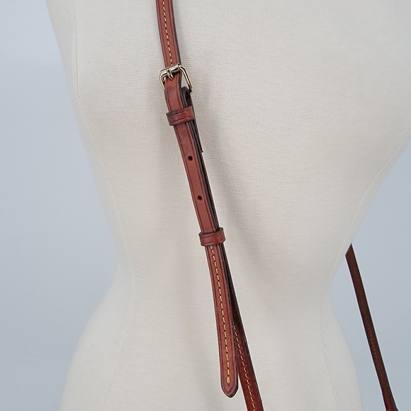 Dooney & Bourke Small Black Crossbody Bag Vintage Authentic Y2K Leather Strap - Picture 6 of 16